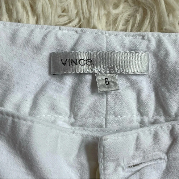 Vince Women's White Cargo Shorts - Picture 2 of 6